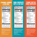 KIND Nut Bars, Variety Pack, Dark Chocolate Nuts & Sea Salt, Peanut Butter Dark Chocolate, and Caramel Almond Sea Salt, Gluten Free, Low Sugar, 5-7g Protein, 12 Count