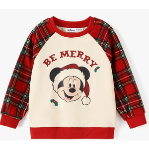 Disney Mickey print long sleeve winter Christmas For Men's XL