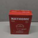 Drizzle Foldable Electric Cooker Travel Hot Pot - Dual Voltage 100V-240V Hot Pot Cooking - Food Grade Silicone Cookerware Boiling Water Steamer - Camping Office Hotel Noodle Porridge Soup Dorm (Creamy-white)