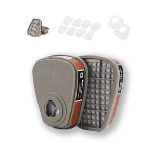 Pack of 2, 6001 Filter Cartridges Replacement for Gas Respirator,Dust-Proof, Organic Vapor, 2pcs Filter Cartridges + 2pcs Filter Covers+8pcs Filter Cottons, Apply to 6100/6200/7501/7502/6502/6800… Pack of 2, 6001 Filter Cartridges Replacement for Gas Respirator,Dust-Proof, Organic Vapor, 2pcs Filter Cartridges + 2pcs Filter Covers+8pcs Filter Cottons, Apply to 6100/6200/7501/7502/6502/6800…