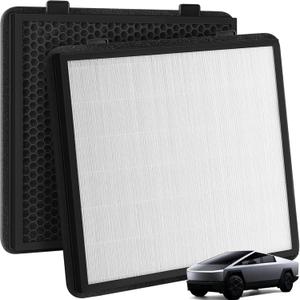 Cabin Air Filter for Tesla Cybertruck HEPA Filter Replacement Kit with Activated Carbon Cybertruck Accessories, 1 Pack