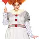 Leg Avenue Women's Creepy Clown Costume (Size, 2X)