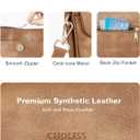 CHOLISS Small Crossbody Bags for Women, Vegan Leather Cell Phone Purse, Mini Travel Purse with Adjustable Strap Womens Gifts