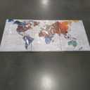 Canvas Wall Art Abstract Map Pictures for Bedroom Wall Decor Modern Office Artwork Graffiti Painting Kitchen Decoration Red Colorful Art