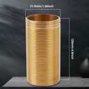 5 Inch Faucet Extension Shank, Brass Threaded Pipe for Thick Countertops, Bathroom Faucet Mount Accessory with PTFE Tape
