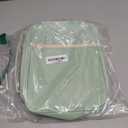 FINPAC Large Bible Cover w/Shoulder Strap, Carrying Book Case Church Bag Bible Protective w/Pen Slots and Zippered Pocket, Gift for Women Lady, Light Green