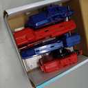 AIBREAY 2 Pack X String Launchers, Blade X Winder Launcher with Grip, Two Launch Mode, Only Work with X Right Spinning Top(Red+Blue)
