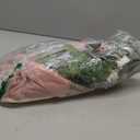 Ling's moment 9FT Spring Flower Garland for Backdrop Decorations - Wedding Arch Flowers, Eucalyptus & Rose, Artificial Floral Garland for Mantle - Sweetheart Table Decor for Reception, Dusty Rose