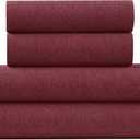 U.S. POLO ASSN. Jersey Knit Sheet Set, Cotton Blend, T-Shirt & Pajama Feel, Deep Pocket, Wrinkle-Resistant, Cooling & Breathable, Everyday Comfort Stretch