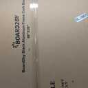 Board2by Bulletin Board 48 x 36, Black Aluminum Framed 4x3 Corkboard , Large Wall Mounted Notice Board with 18 Push Pins for School, Home & Office