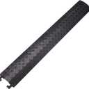 Small 1 Piece - Floor Cord Cover Cord Protector Drop Over Drop Trak Cable Ramp for Office Warehouse - Black
