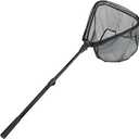 RESTCLOUD Fishing Landing Net with Telescoping Pole Handle, Fishing net Freshwater for Kids Men Women, Extend to 40-63 Inches, 71" Full Extended