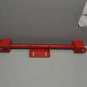 WRLWYHeavy-Duty 4L80E Conversion Crossmember (4WD) Satin Black | Fits 2000-2006 Chevy Silverado & GMC Sierra (red)