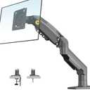 NB North Bayou Monitor Mount,Fits 17-30" or Bigger Computer Monitors(Within 19.8lbs), Adjustable Stand with Tilt Rotation Swivel Function, Desk Mount F80