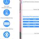Pencil Stylus for iPhone 17/16/15/14/X Pro Max Pen, Minilabo Touch Screens Active Stylus Digital Pen with 1.5mm Ultra Fine Tip Stylist Pen for iPhone 17/16/15/14/X Pro Max Pencil, Pink