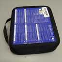 GLAKER Hair Clippers for Men, Professional Men's Hair Clippers Cordless Clippers for Hair Cutting, Precision Trimmer Kit Zero Gap Trimmer with LED Display 15 Guide Combs (Black+Gold)