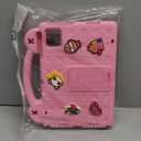 for Revvl Tab 2 Case 10.1 inch 2025, Kids EVA Tablet Cover with Strap Stand Handle, for Tmobile Revvl Tab 2 5G Case, Pink