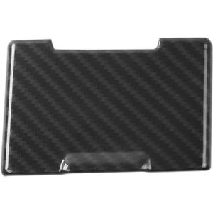 Voodonala Carbon Fiber Grain Central Electrical Outlet Socket Trim Smoking Lighter Hole Cover for Ford F150 2015 - 2020(1pc, Carbon Fiber Black)