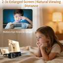12" Phone Screen Magnifier with Speaker Mini 3D HD Foldable Amplifier for Movies & Gaming-Portable Home Theater Clear Audio,Supports All Smartphones for Family,Seniors,Travel