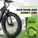 2 Pack 20x3 Fat Tire Bike Inner Tubes, 20" Fat Bike Tubes 20 X 3.0/3.50 AV Schrader Valve with 2 Tire Levers, Inner Tube Compatible with 20X3.0 20 X 3.30 20 X 3.5 for Road/Mountain/E Bike by Hydencamm
