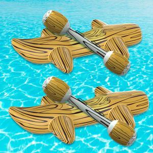 Pool Floats Games Toys, Inflatable Raft Pool Toys for Kids (Ages 8-12) & Adults, Joust Inflatable Logs Battle Game for Family, Swimming Pool Floaties Patented