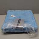 vctops Square Chair Pad Pillow with Handle Super Soft Floor Tatami Seat Cushion Thick Velvet Chair Pads Cushion for Kitchen Dining Office Chair (Blue,17"x17")