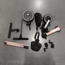 XJD Toddler Bike, 6 in 1 Folding Toddler Tricycle for 1-4 Year Old with Parental Control Handle, Balance Bike with Removable Pedal, Backrest, Adjustable Seat, First Birthday Gifts (Pink)