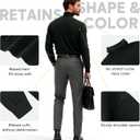 VPG Mens Turtleneck Long Sleeve Shirts, Long Sleeve Regular Fit Knit Turtle Neck Pullover Sweaters (XX-Large, Green)