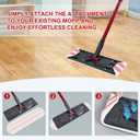 Mop Pads Replacements Compatible with Cedar H2prO Flat Mop - Microfiber Mop Replacement Heads for Cedar/Vileda H2prO Flat Floor Mops - Washable Pad for Floor Cleaning - 3Pack