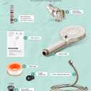 SR SUN RISE Filtered Shower Head with Handheld High Pressure 9 Spray Mode Showerhead Detachable Shower Head Water Softener Filters Beads for Hard Water Remove Chlorine 1 Filter Brushed Nickel