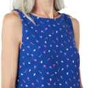 Amazon Essentials Women's Regular-Fit Sleeveless Layering Tank Top Crew Neck (Blue, S)