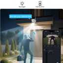 blurams 2.5K Pan/Tilt Security Cameras Wireless Outdoor, 100% Wire-Free Outdoor Camera with Fixed Solar Panel, 360 View, Dual-Band WiFi 6, Human Detection, Color Night Vision, Work with Alexa, 2Pack