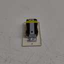 Leviton 20A-125V Extra-Heavy Duty Hospital Grade Non-Tamper-Resistant Duplex Self-Test GFCI Receptacle, GFNT2-HGT, Light Almond