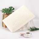 Talatex Dunlop 100% Natural Latex Pillow, Medium Low Pofile Latex Firm Pillow Helps Relieve Pressure, Neck and Shoulder Pain