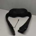 InvoSpa Shiatsu Massager with Heat - Deep Tissue Kneading Pillow for Neck, Shoulders, and Back - Electric Full Body Massage (Black)