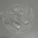 Lineshading 12" Butterfly Cake Stand Acrylic Lighted Cake Holder Acrylic Serving Platter with String Lights Water Drop Diamond String Cupcake Stand Round for Wedding Birthday Dessert Table