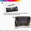 6180 Toner Cartridge Remanufactured for Xerox Phaser 6180 6180N 6180DN,KCMY | for Xeroxing Printer 6180 6180N 6180DN 6180MFP-D 6180MFP-N Ink 113R00726 113R00723 113R00724 113R00725 4 Color Set