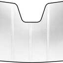 Windshield Sun Shade for Toyota Corolla Cross 2022-2025. Reflective Aluminum Film Front Window Sunshade - BLAZBLOCK (Classic Shiny Silver)