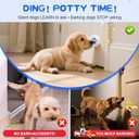 ChunHee Dog Training Bells for Door - Dog Door Bell for with 36 Custom Sounds | Dog Bell for Door Potty Training | Chew-Proof & Adjustable Volume (0-115dB) | Teach Puppies to Signal to Go Outside
