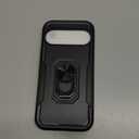 for Google Pixel 9 Case [15 FT Military Grade Drop Protection] with Screen Protector & Lens Protector Heavy-Duty Shockproof Kickstand Case for Pixel 9 (Black)