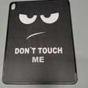 for iPad (A16) 11th Generation Case 11 inch 2025 & iPad 10th Generation Case 10.9 inch 2022, UUcovers Stand Tri-fold Smart Cover with Auto Wake/Sleep PU Leather Shockproof Shell, Don't Touch Me Eye