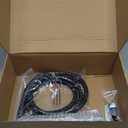 JDO High Pressure Shower Head, 7 Spray Modes Rain Shower Heads with Handheld Spray Combo,Dual Showerhead with 10 Inch Rainfall Spray, Detachable Hand Held Shower, Stainless Steel Hose, Power Wash (Matte Black)