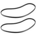 MaxLLTo 2 Pack Replacement Belt for Harbor Freight Central Machinery Mini Wood Lathe 65345 Model (24" Internal Length 4 Rib)