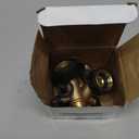 Twinkle Star 2 Pack Garden Hose Splitter 2 Way, Heavy Duty Brass Connector Tap Splitter, Y Connector Brass Garden Hose Adapter with 2 Valves