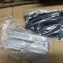 8 Pack Plant Protectors from Animals, 24"x 12" Wire Cages with Stakes and Cable Ties, Metal Mesh to Keep Animals Out, Metal Plant Cages for Vegetables, Flowers
