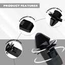 8PCS Grille Moulding Clips Replace 68213168AA Compatible with Ram 2013-2020 1500 2500 3500 4500 5500, Automotive Retainer Clips Car Accessories