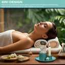 4 - in - 1 Ceramic Incense Burner: Holds Incense Sticks, Palo Santo Sage. Features Ash Catcher Tray. Also a Candle Holder. Handmade, Ideal for Meditation Yoga, Easy to Clean