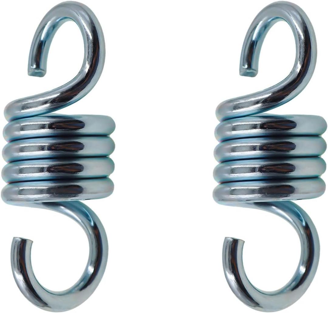 Heavy Duty Hammock Spring TTZEZE Heavy Duty Galvanized Steel Extension Spring for Hanging Porch Swing,Hammock,Boxing Bag,Hanging Chair,Gym 2 Pack 7mm/0.28''