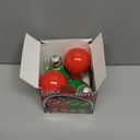 Red and Green Light Bulbs, Outdoor 4 Pack, 9W (60W Equivalent), 120V E26 Base A19 LED Halloween Light Bulb, Colored Bulb, Red and Green Bulbs for Christmas Decoration, Porch, Home Lighting