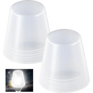 Saillong Replacement Boat Stern Light Cover Lens Cap Compatible with Attwood Boat Anchor 91017B7 Frosted Globe Screw On All Round Navigation Light Accessory(2 Pack)